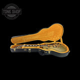 on Custom Shop M2M Les Paul Custom Antique Silver Murphy Lab Light Aged GH in case.