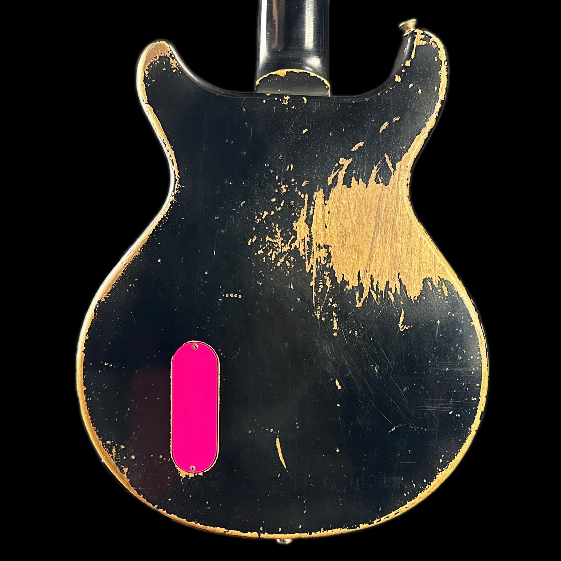Back of body of Rock N Roll Relics Thunders DC Black w/Pink.