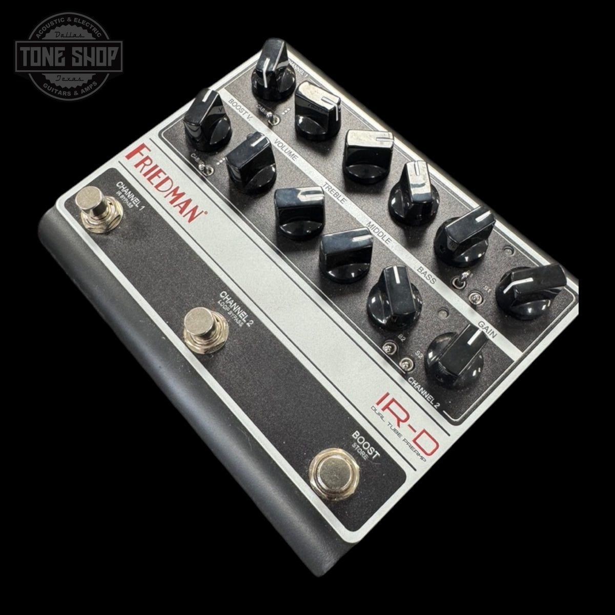 Top of Used Friedman IR-D All Tube Preamp.