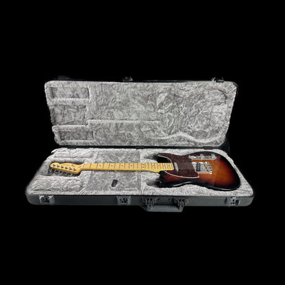 Used Fender American Professional Tele Maple Neck 3 Color Sunburst in case.