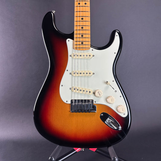 Front of Used 2022 Fender American Ultra Strat Ultraburst.