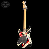 Back of Used 2014 EVH Stripe Series Circles Gloss Body.