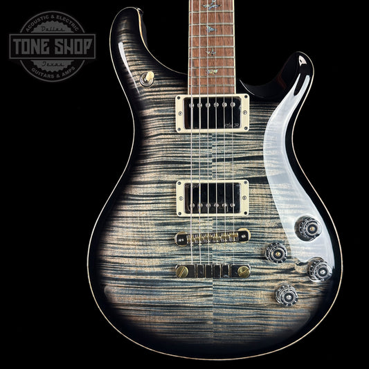 Front of PRS Wood Library McCarty 594 Faded Whale Blue Smokeburst 10-top.