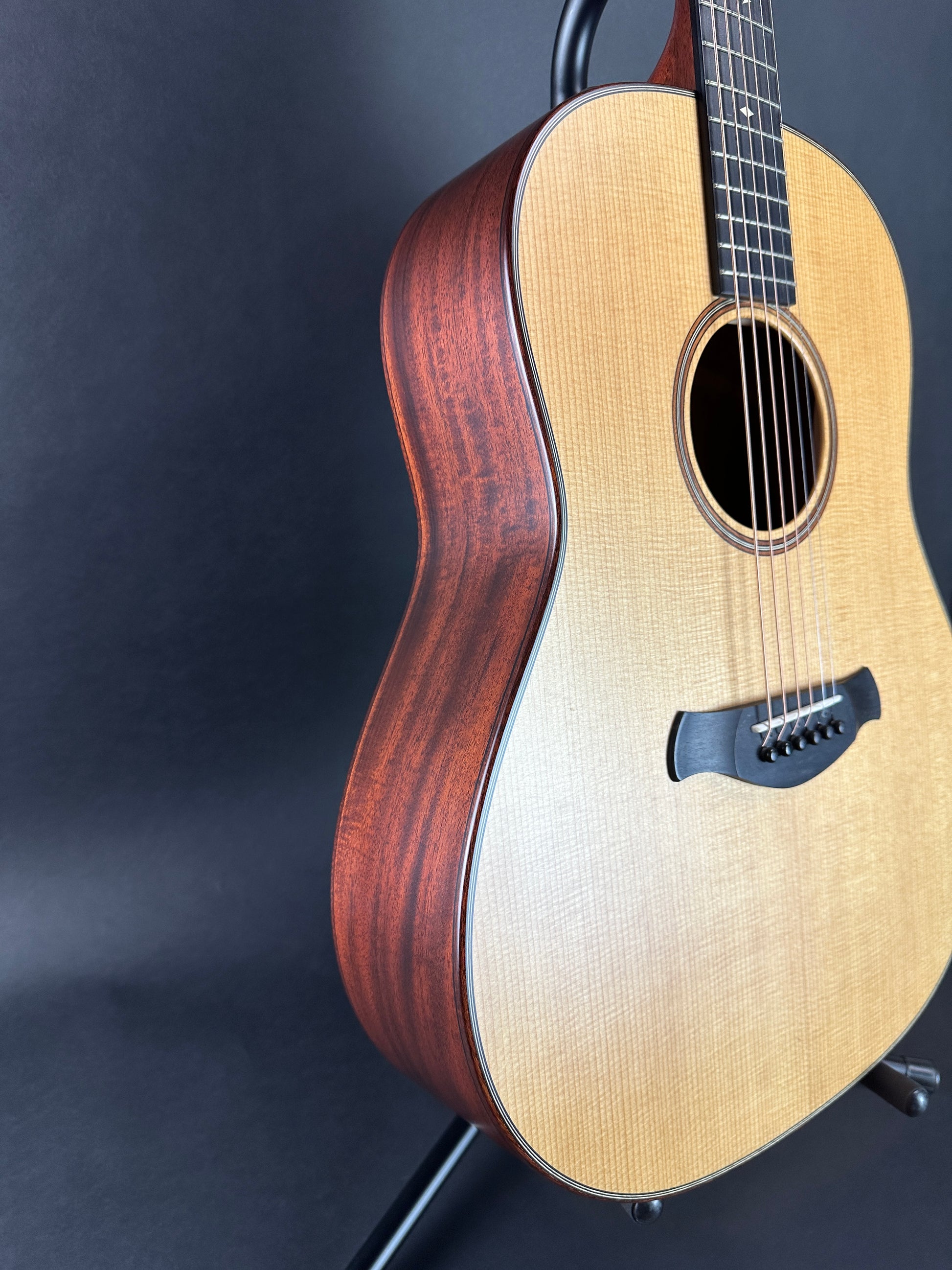Side of Used Taylor 517e Builder's Edition.