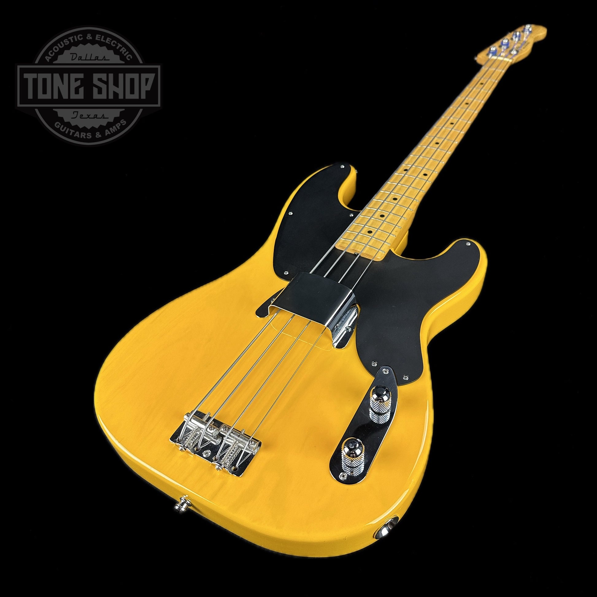Front angle of Used Fender CIJ '51 Precision Bass.