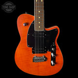Front of Used Reverend Reeves Gabrels Signature Flame Orange.