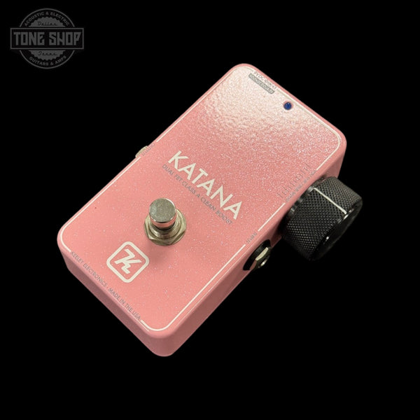 Top of Used Keeley Katana V2 Boost Pink Sparkle TSS7121.