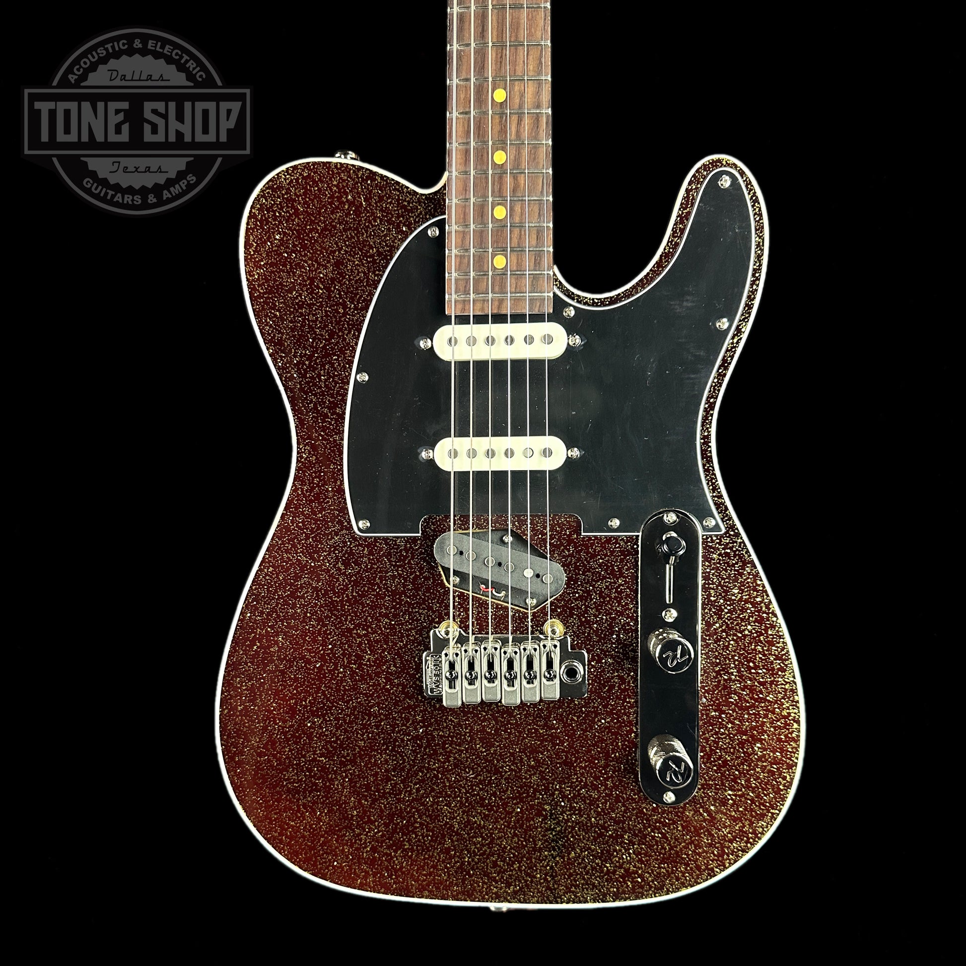 Front of Reverend PA2S Pete Anderson Eastsider S Gloss Root Beer Sparkle Tone Shop Exclusive RW.