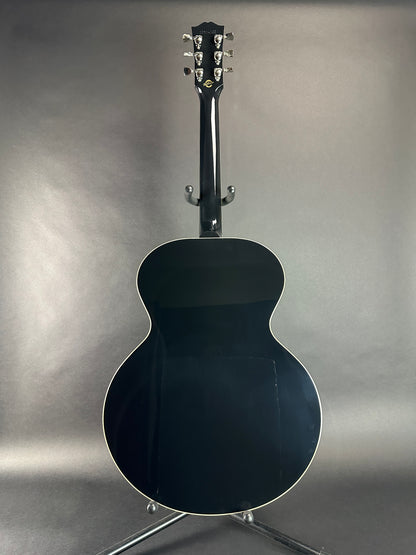 Full back of Used 2024 Gibson Everly Brothers J-180 Ebony.