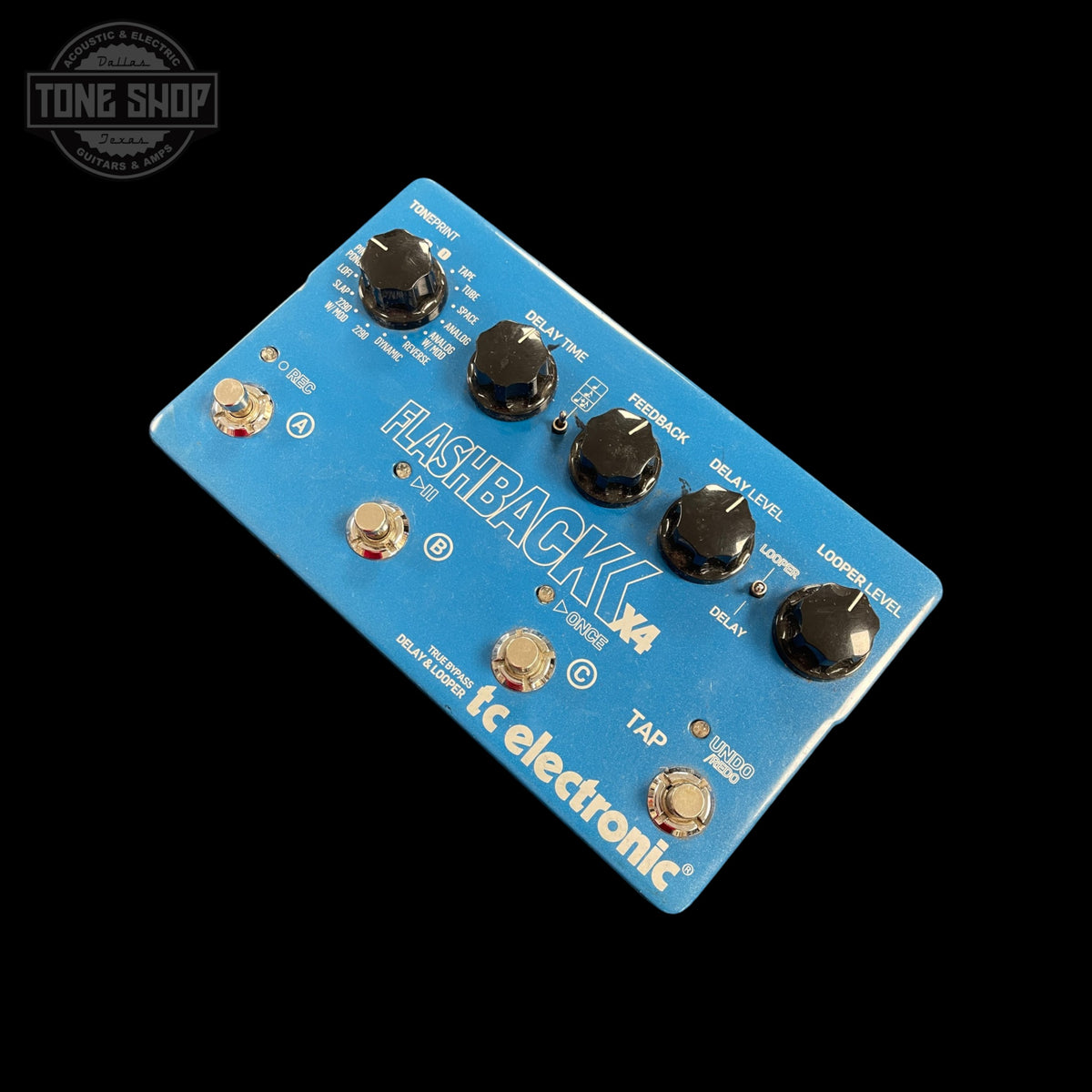 Top of Used TC Electronic Flashback X4 Delay & Looper Pedal TSS7559.