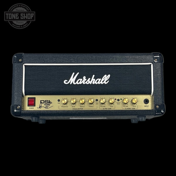 Top of Used Marshall DSL15H 15w Guitar Amplifier Head TSS7275.