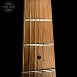 Neck of Used 2022 EVH Wolfgang Standard Black PFB TSS7697.