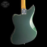 Back of body of Used Fender Player II Jazzmaster British Racing Green TSS7358.