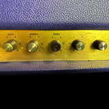 Treble knob on Vintage 1973 Marshall Plexi Purple.