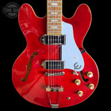 Front of Used Epiphone Casino CH TSS7335.