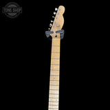 Headstock of Used T-Style Parts Guitar Robin Egg Blue TSS7672.