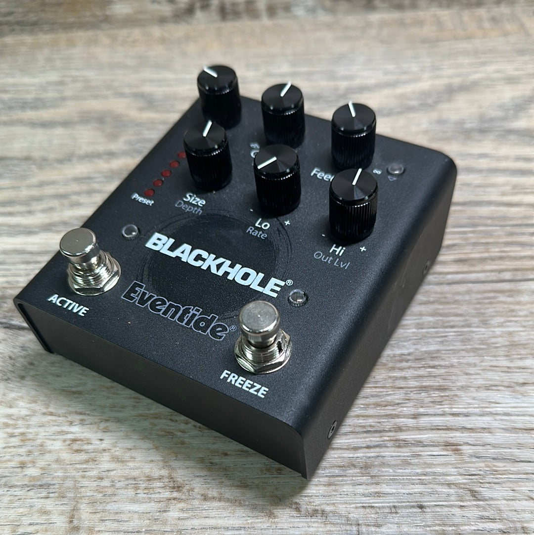 Front angle of Used Eventide Blackhole.
