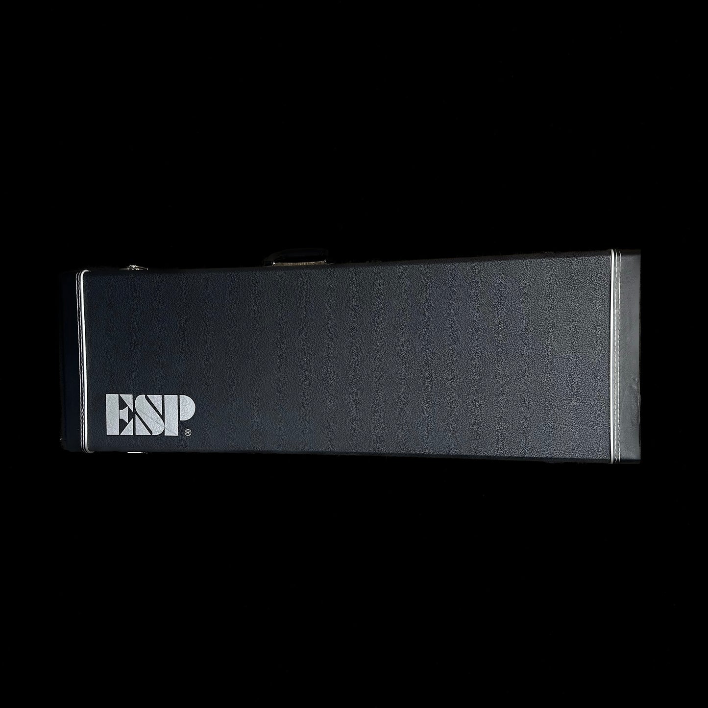ESP KH-2 Vintage Kirk Hammett Signature Series Distressed Black case surface.
