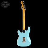 Full back of Used 2026 Fender Vintera III 60's Strat Daphne Blue.