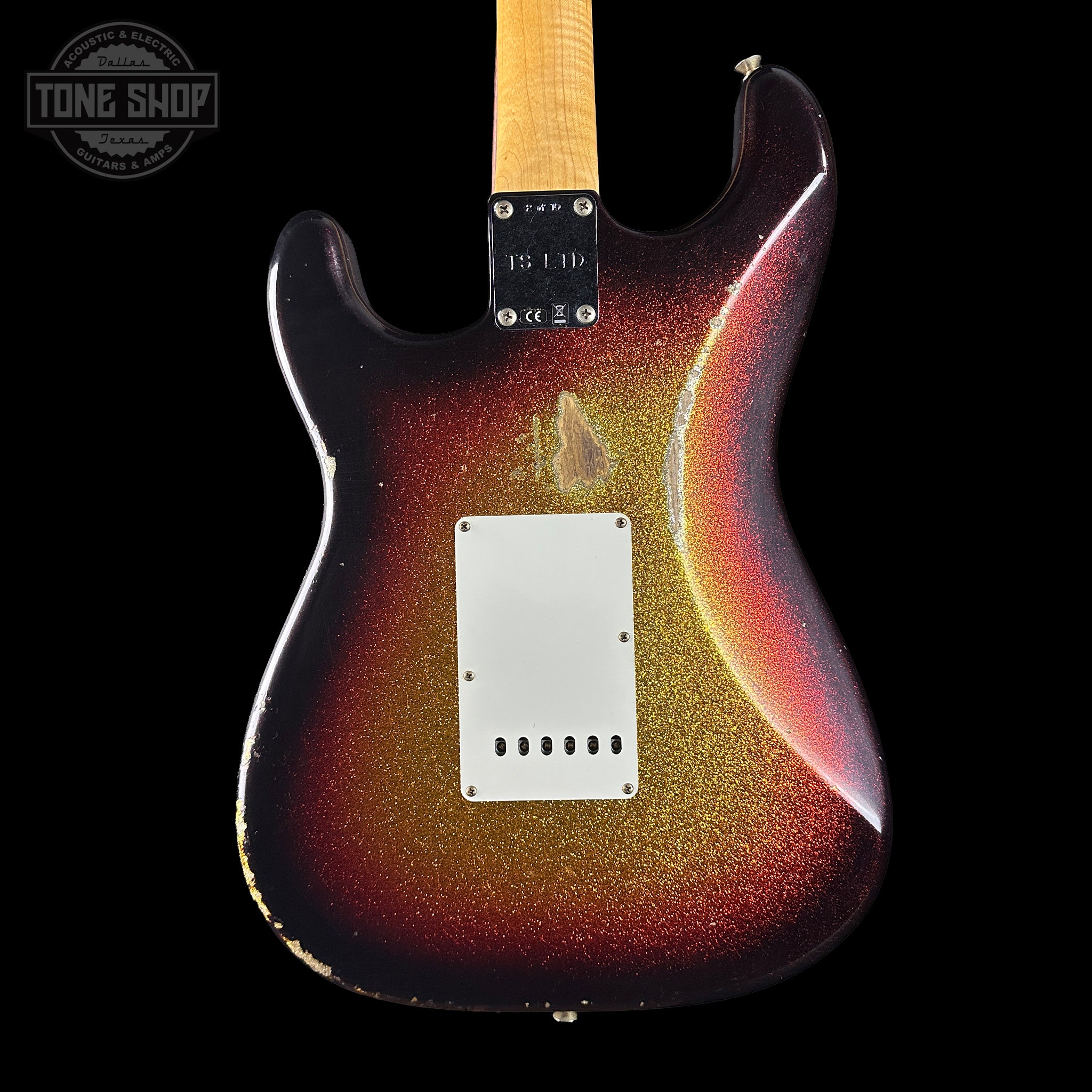 Fender Custom Shop 1963 Stratocaster Relic 3 Tone Sunburst Sparkle