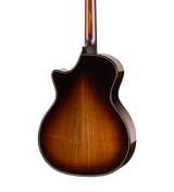 Back of body of Taylor Next Generation Builder's Edition 714ce LTD Cedar / Walnut.