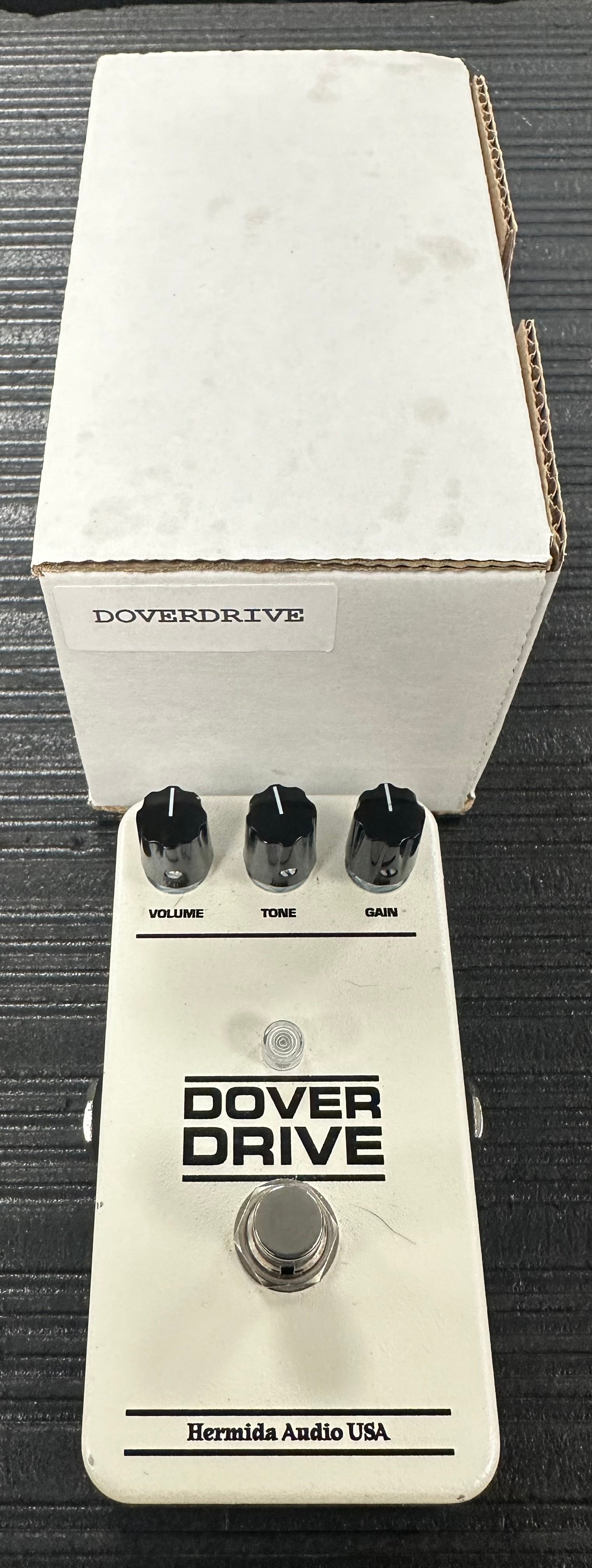 Top with box of Used Hermida Audio Dover Drive Overdrive Pedal w/box TSS4011