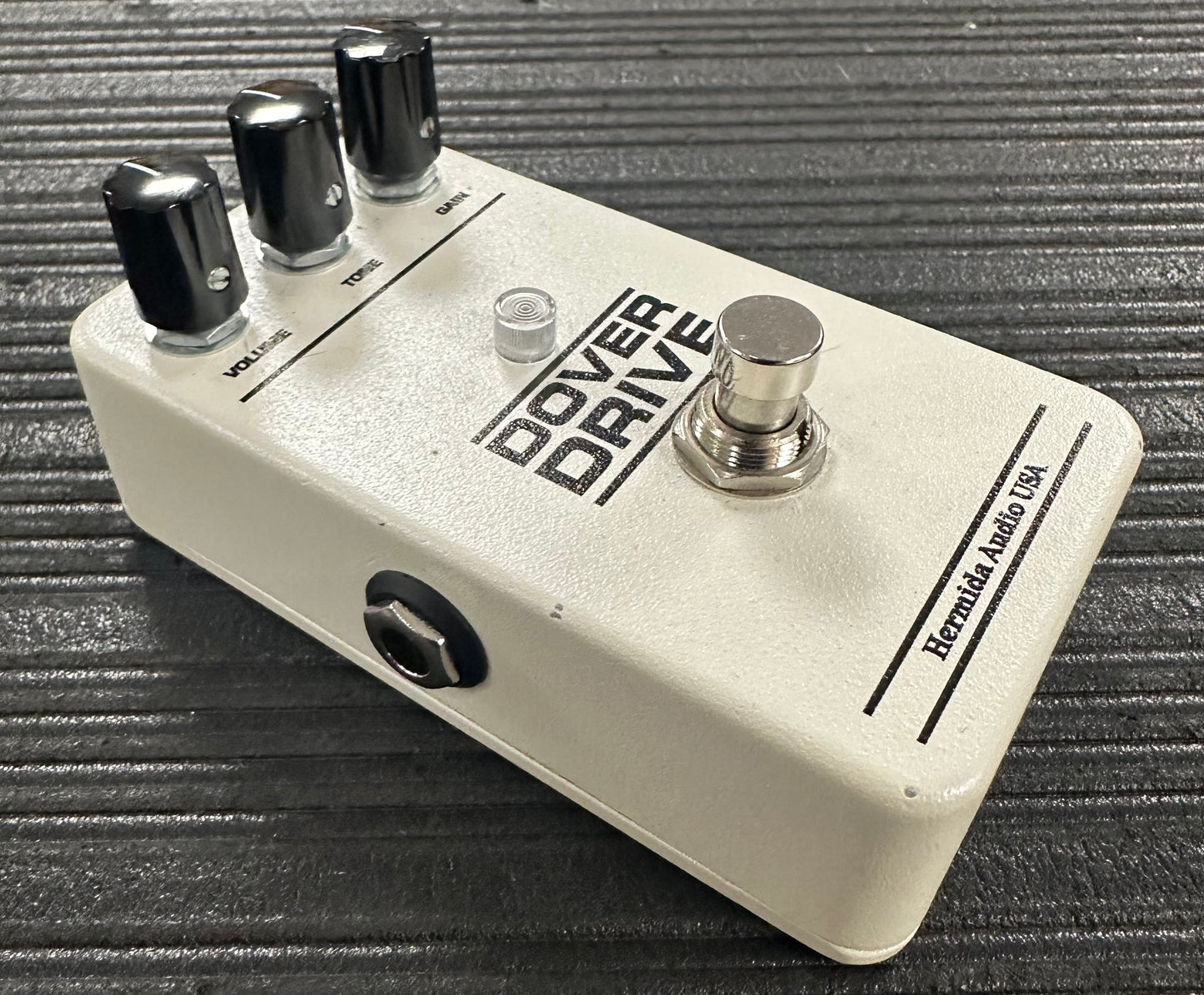 Side of Used Hermida Audio Dover Drive Overdrive Pedal w/box TSS4011