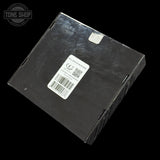 Back of J Rocket Clockwork Delay with a label on a black background