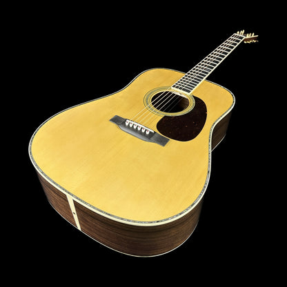 Front angle of Martin Custom Shop 41 Style Dread Torch Adirondack/WEIR.