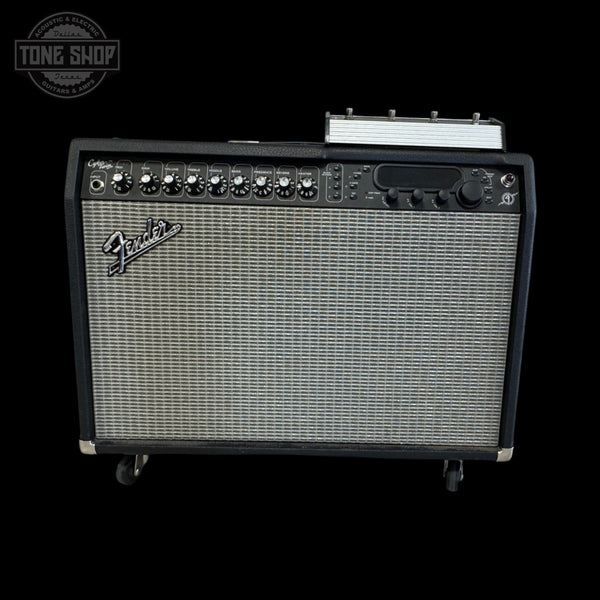 Front of Used Fender Cyber Twin Guitar Combo Amplifier TSS7630.