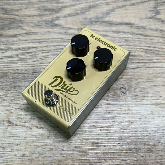 Top of Used TC Electronic Drip Spring Reverb.