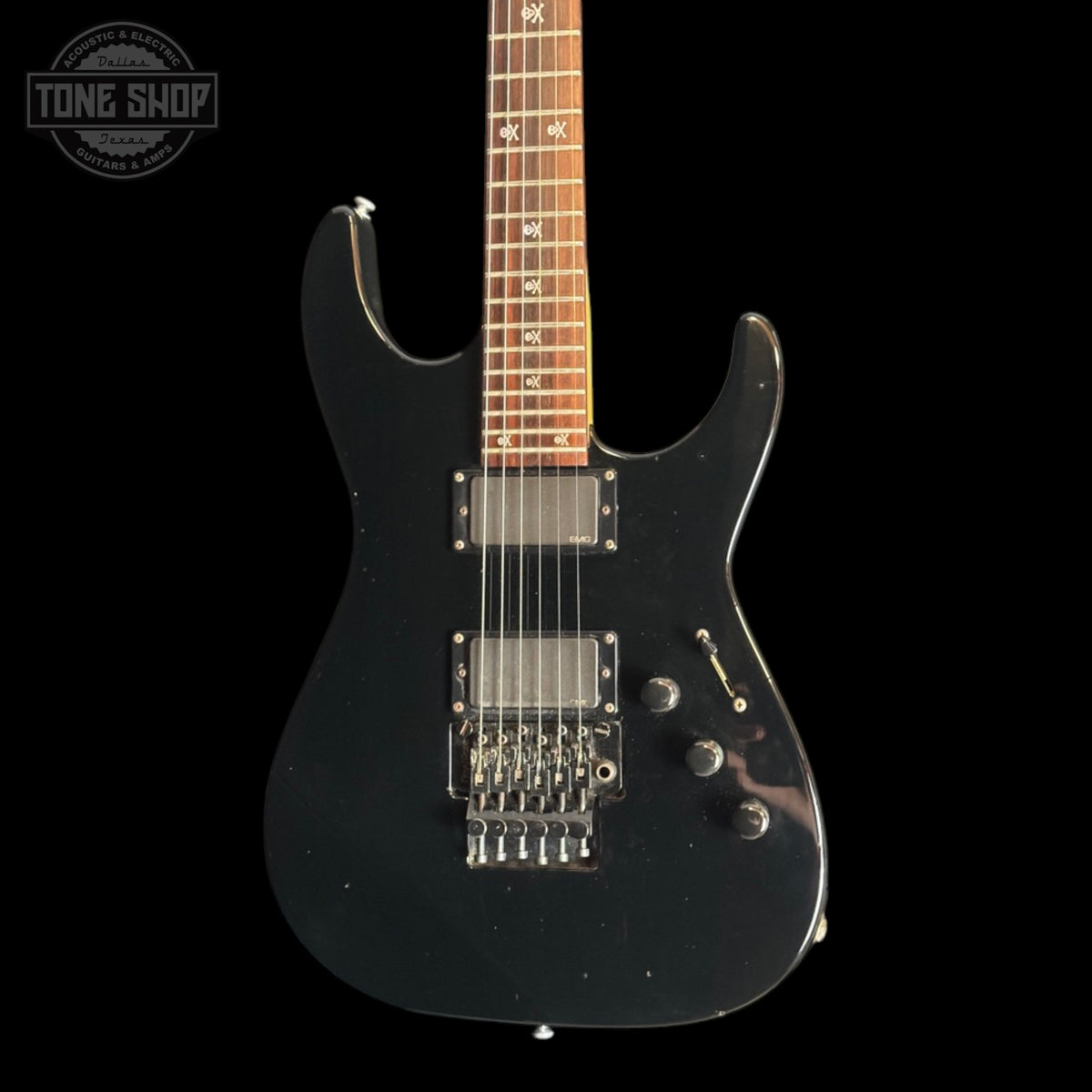 Front of Used 1995 ESP KH-2 Kirk Hammett Signature.