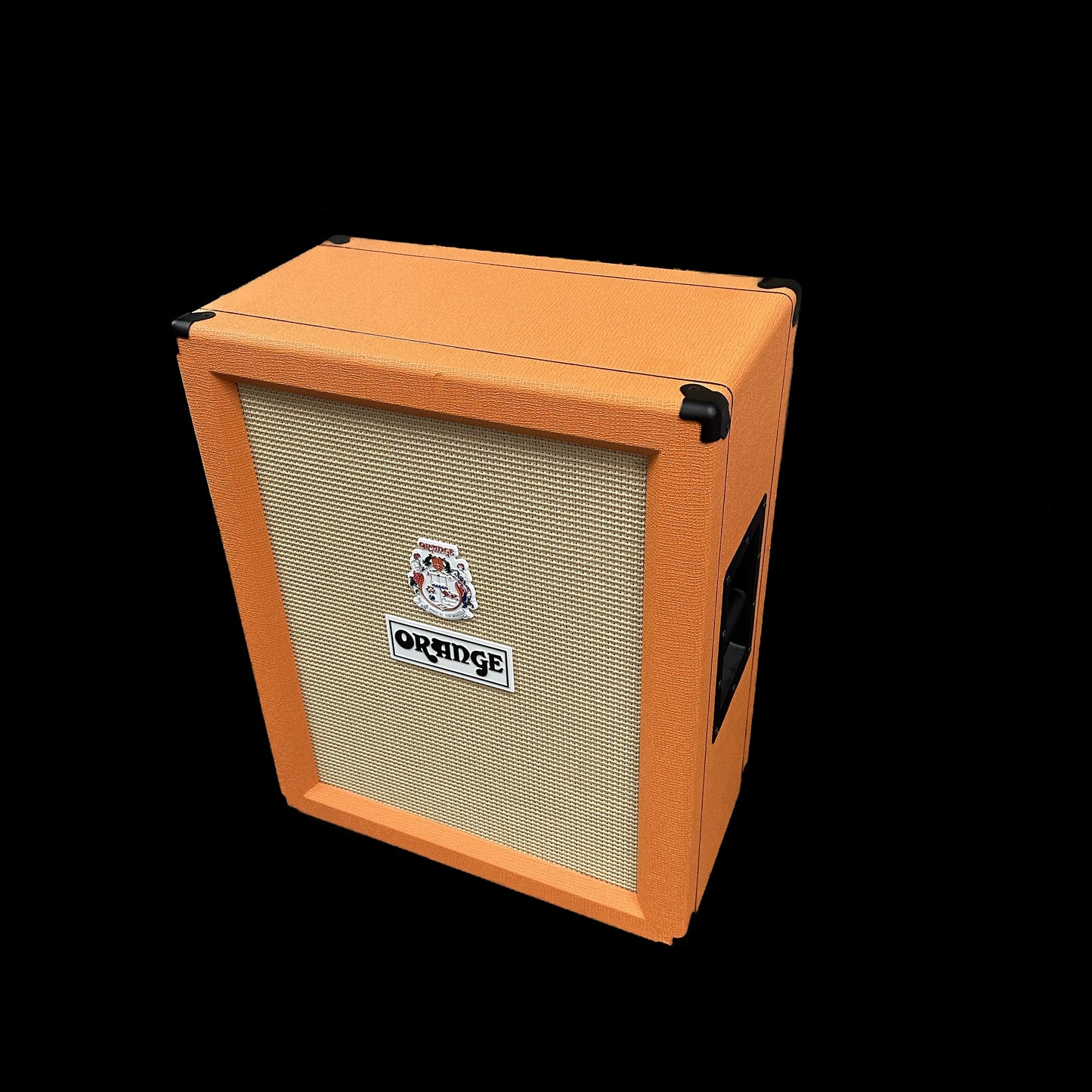 Front of Used Orange PPC212V 2x12 Vertical Cabinet.