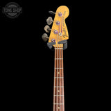 Headstock of Vintage 1967 Fender Precision Bass.