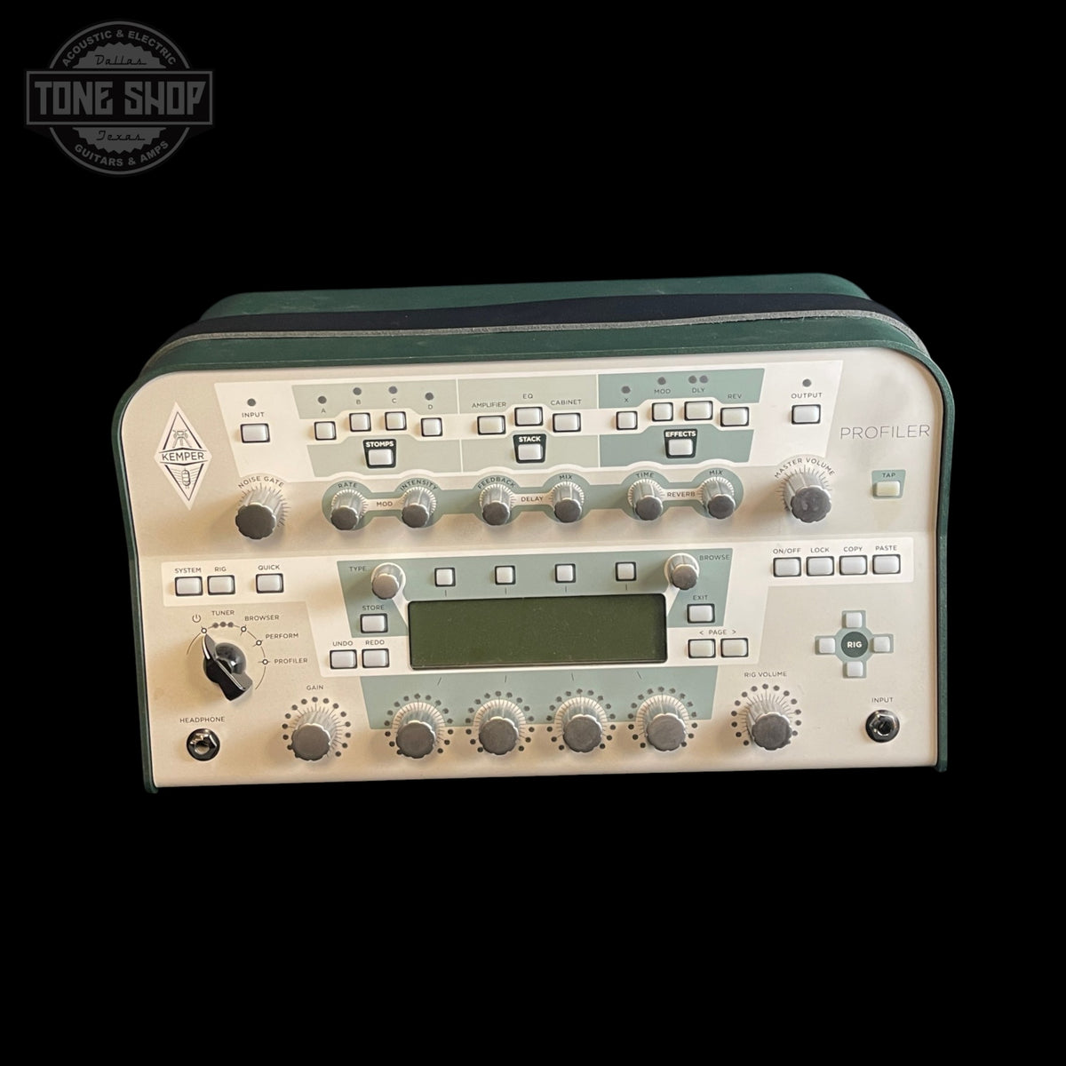 Front of Used Kemper Profiling Amplifier White TSS7595.
