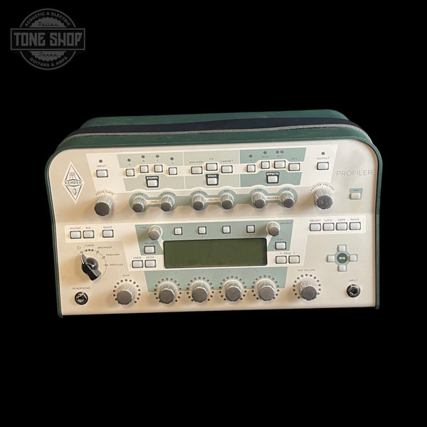 Front of Used Kemper Profiling Amplifier White TSS7595.