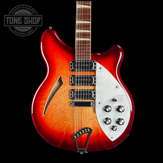 Front of body of Used Rickenbacker 370/12 Fireglo.