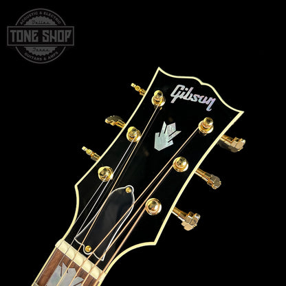 Front of headstock of Gibson SJ-200 Standard Rosewood LH.