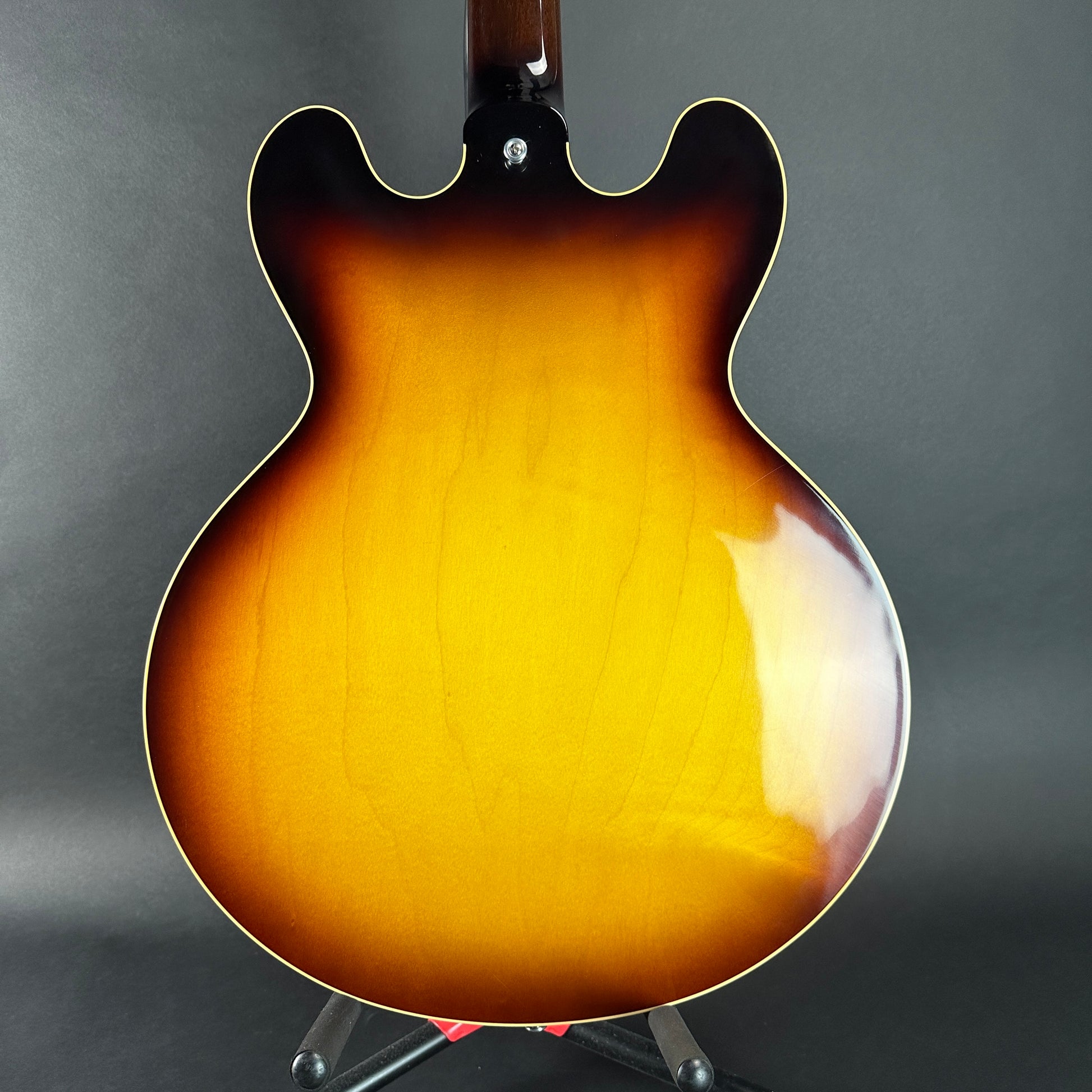 Back of Used 2021 Gibson 61 ES-335 Sunburst.
