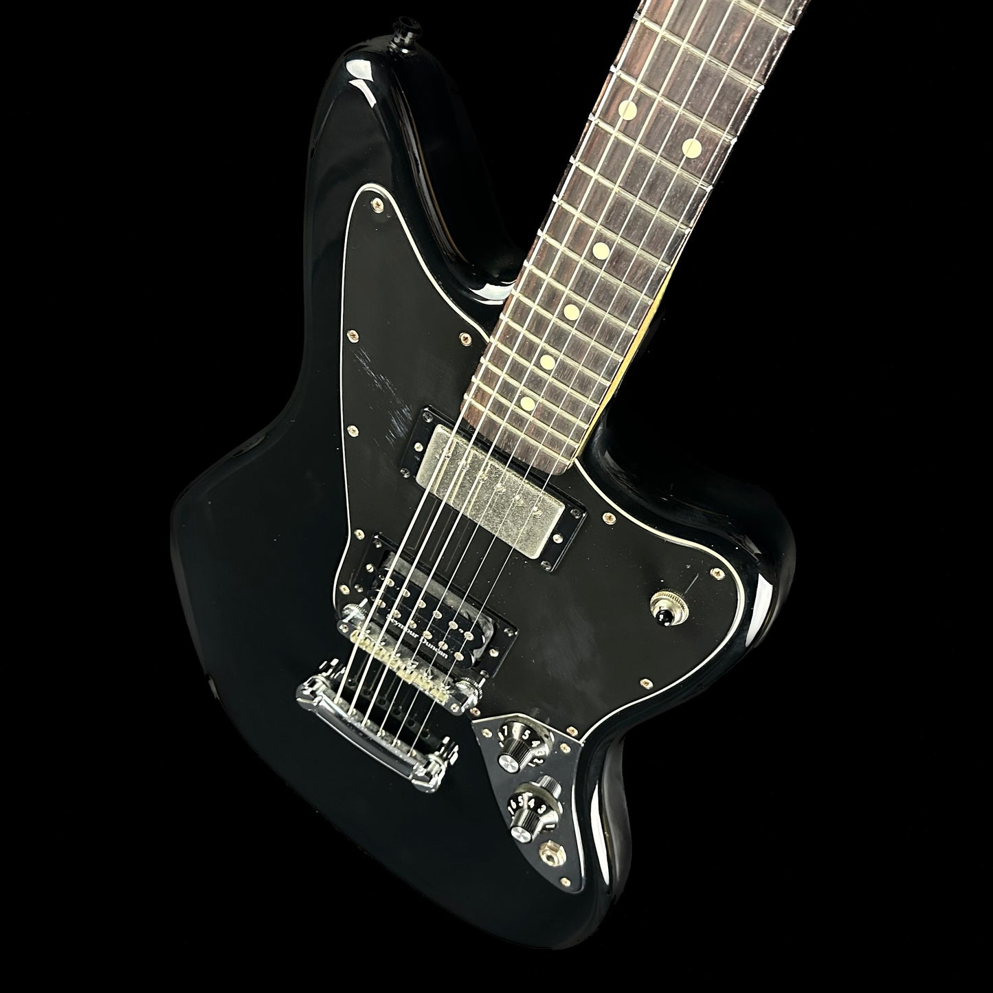 Used 2011 Fender Jaguar Blacktop HH Black w/bag TSU15141