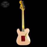 Full back of Used Nash T-22 DLX Shell Pink Heavy Aging Ash.