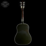 Full back of Gibson Custom Made 2 Measure J-45 Standard Long Scale Vintage Sunburst.