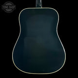 Back of Gibson Custom Made 2 Measure Hummingbird Torch Ebony LR Baggs VTC.