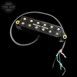 Seymour Duncan guitar pickup on a black background with 'Tone Shop' logo.