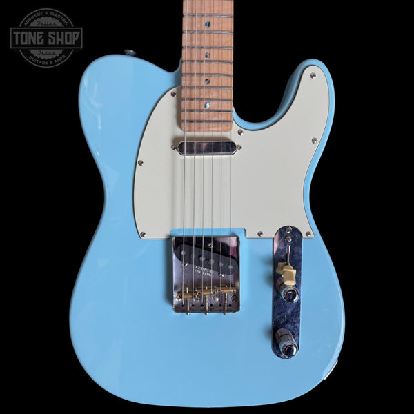 Front of Used T-Style Parts Guitar Robin Egg Blue TSS7672.