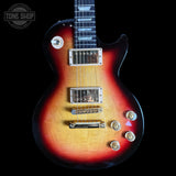 Front of Used 2008 Gibson Les Paul Studio Triburst.