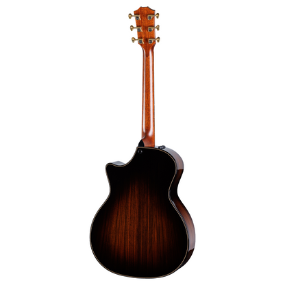 Full back shot of Taylor 50th Anniversary 814ce Builder's Edition Sinker Redwood Top w/case