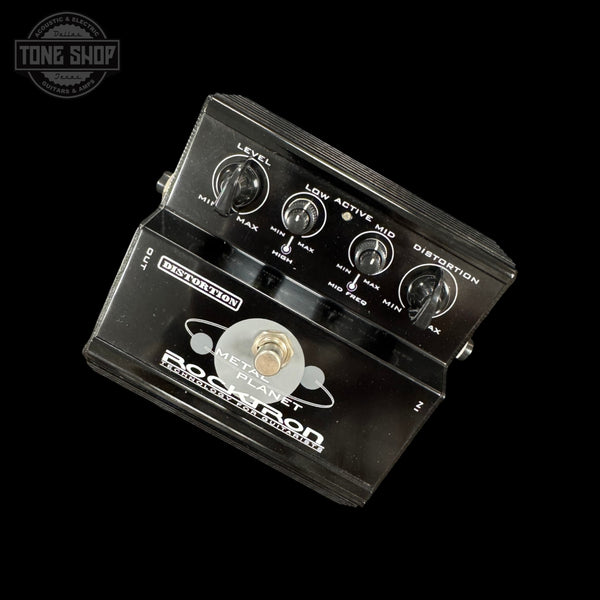 Top of Used Rocktron Metal Planet Distortion Pedal.