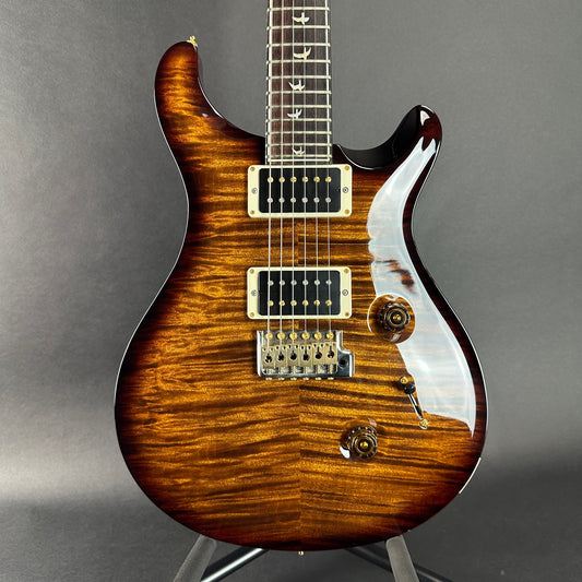 Front of Used 2014 PRS 30th Anniversary Custom 24 Black Gold.
