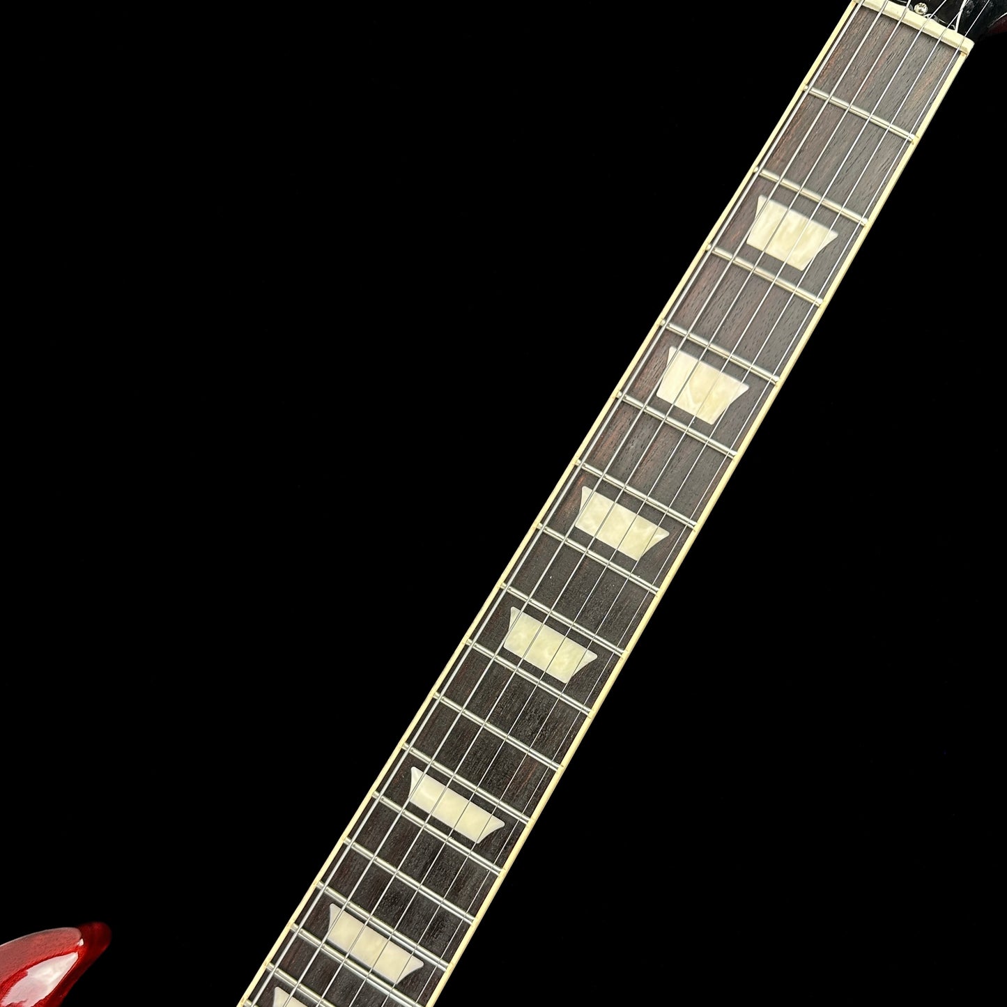 Fretboard of Used Gibson SG Standard Cherry.